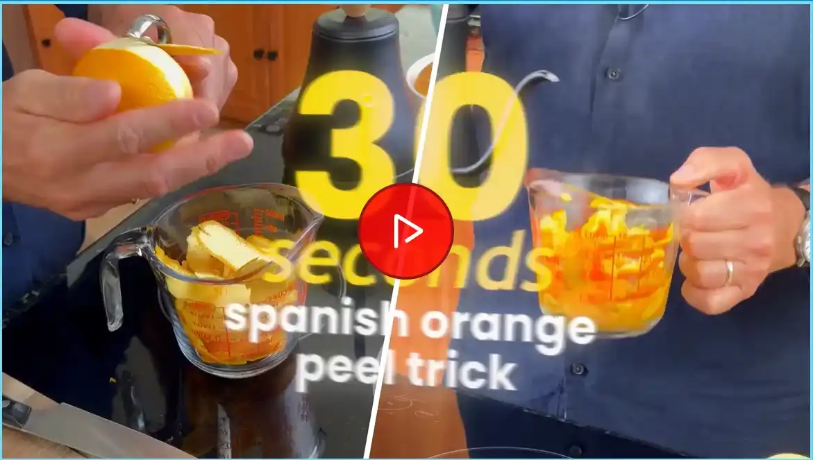 30 Seconds Spanish Orange Peel Trick
